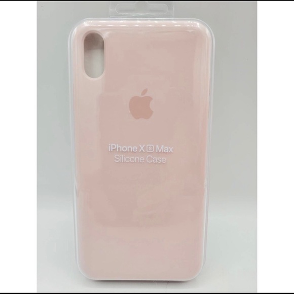 New Apple iPhone XS Max Silicone Case in Pink Sand - Picture 1 of 2